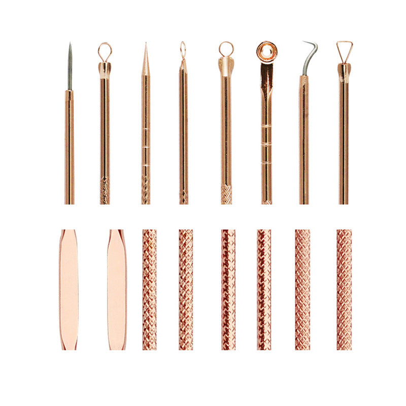 Rose gold acne needle Needle 4-piece set
