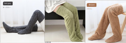 Winter Warm Cold Leg Knee Joint Cold-proof Stockings Home Floor Sleeping Socks