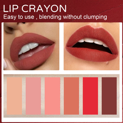 6-Color Matte Natural Lip Liner Set