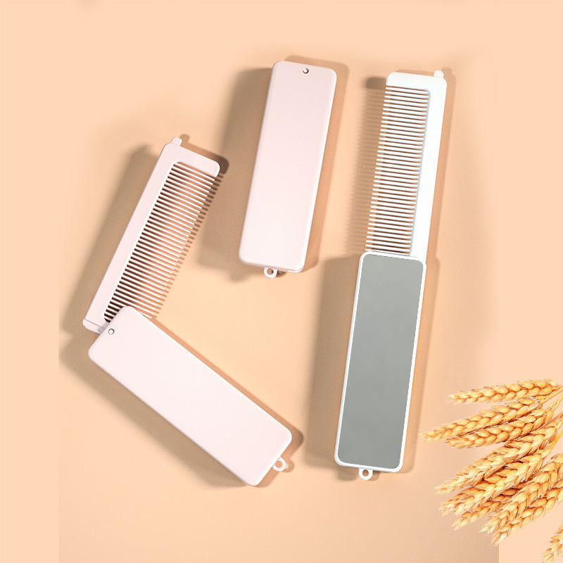 Handheld Mirror Folding Makeup Mirror Portable Cosmetic Mirror
