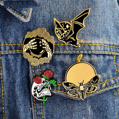 Personalized alloy brooch