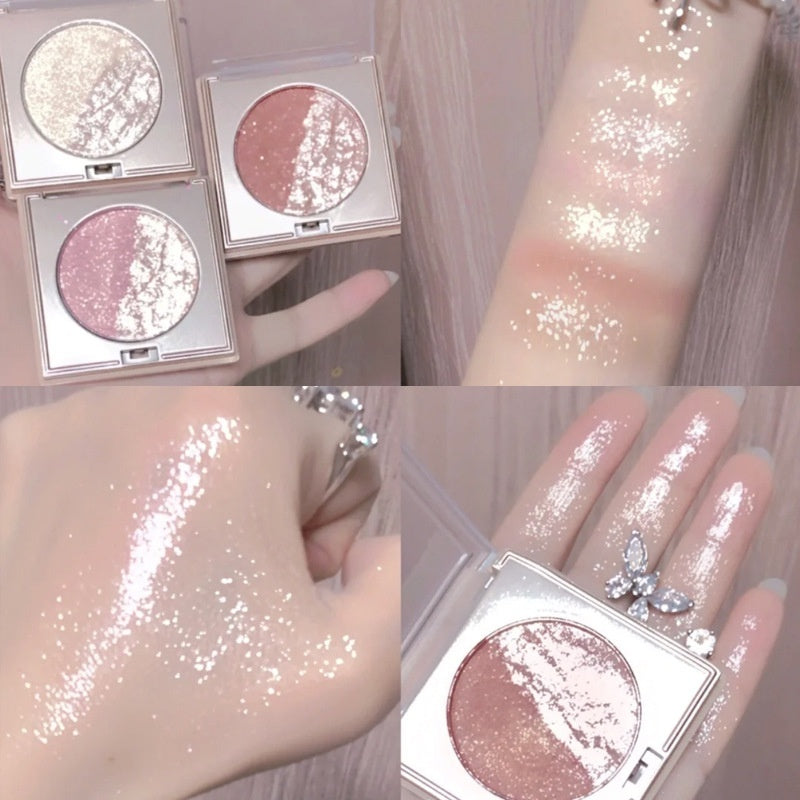 Two-color High-gloss Three-dimensional Long-lasting Contour Compact