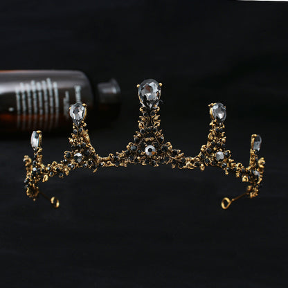 Baroque Vintage Female Crown Bridal Jewelry Wedding Dress