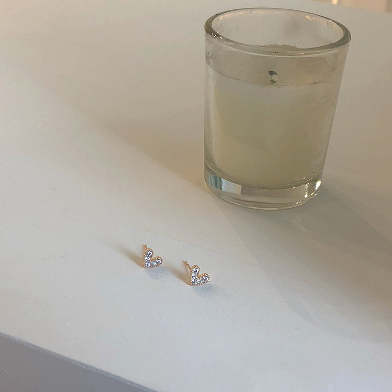 Love Earrings Ear Bone Ear Clip Exquisite Female Simple Temperament