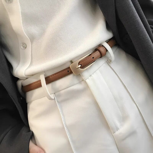 Jeans Strap Retro Thin Women