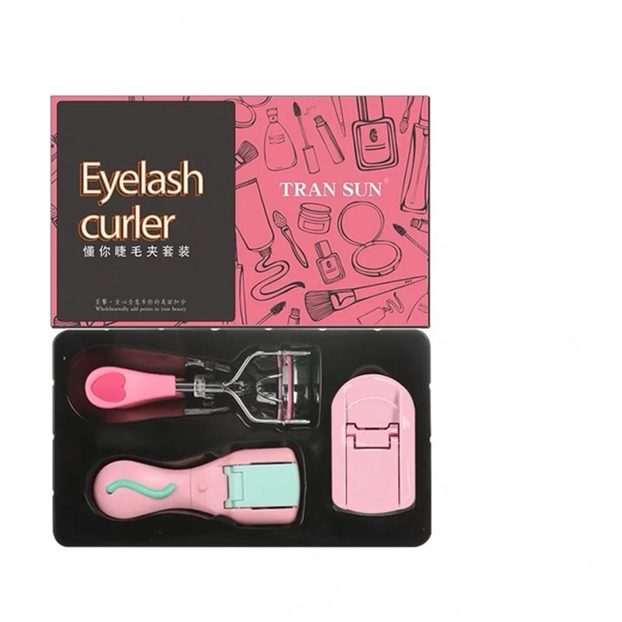 Portable mini eyelash curler