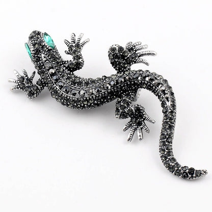 Suit brooch lizard pin clothes accessories