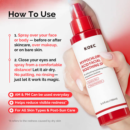 Hypochlorous Acid Soothing And Moisturizing Facial Spray