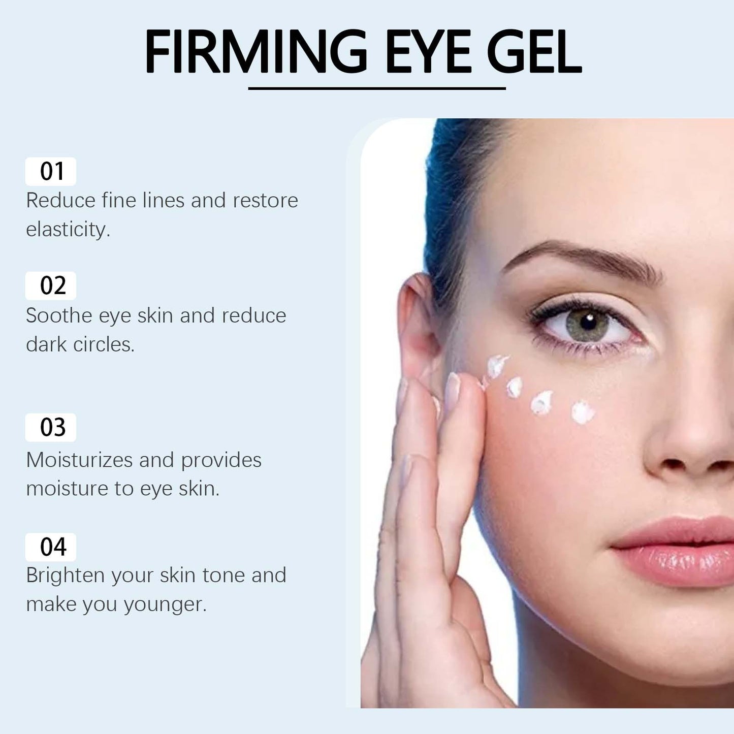 Firming Eye Skin Moisturizing Fading Wrinkle Eye Gel Around Eyes