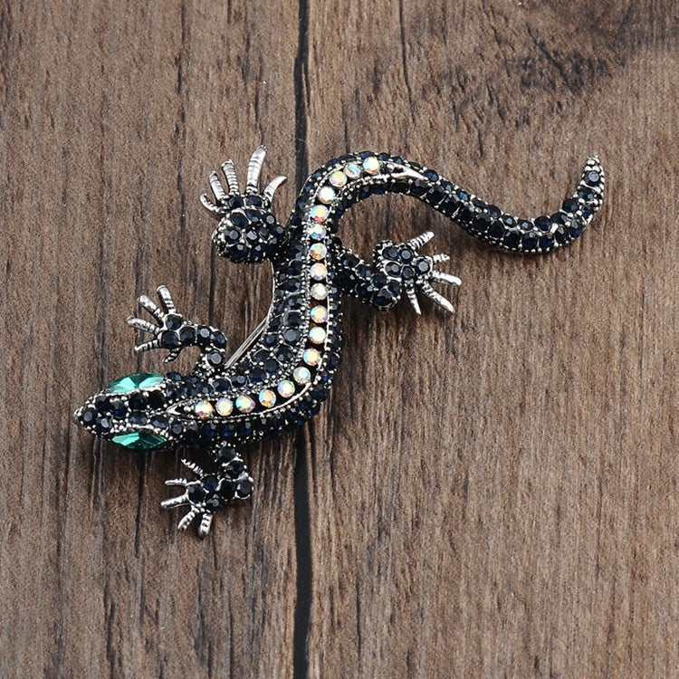 Suit brooch lizard pin clothes accessories