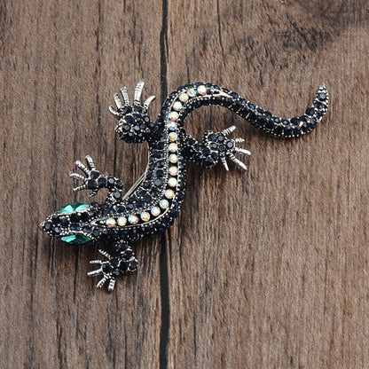 Suit brooch lizard pin clothes accessories