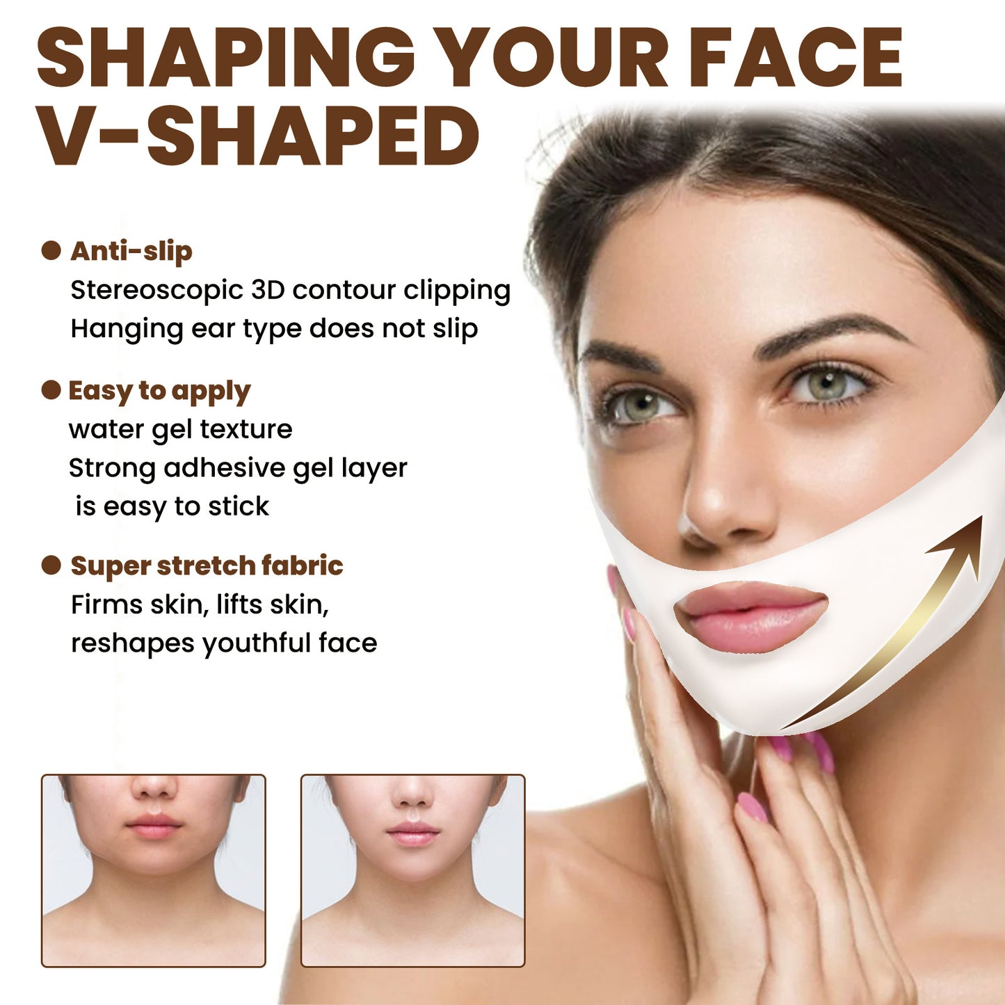 Shaping Small V Face Facial Tightening Ear-mounted Mask