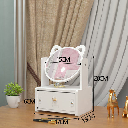 Makeup mirror portable mirror girl net red desktop dressing mirror