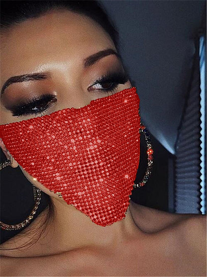 Explosive Metal  Jewelry Mask