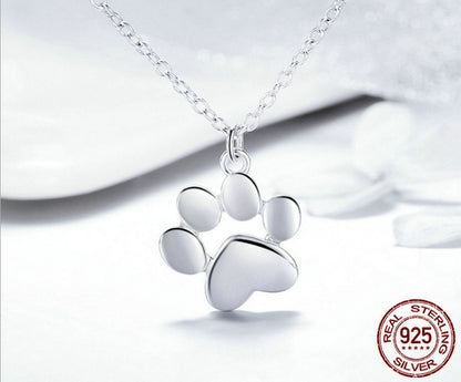 Footprint necklace
