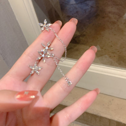 Trendy Temperament Ear Bone Clip Net Red Earrings Women's Earrings