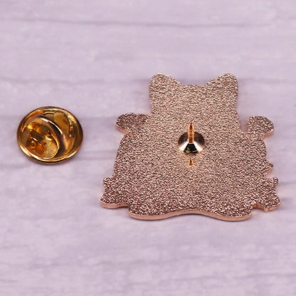 Cute Cartoon Raccoon Brooch For Women