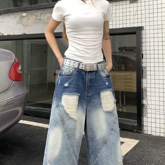 Personality American Retro Jeans For Women