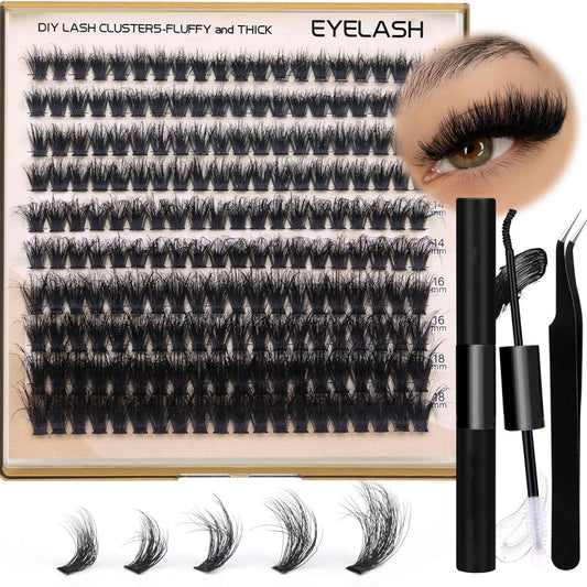 Fluffy Faux Mink Segmented Eyelashes