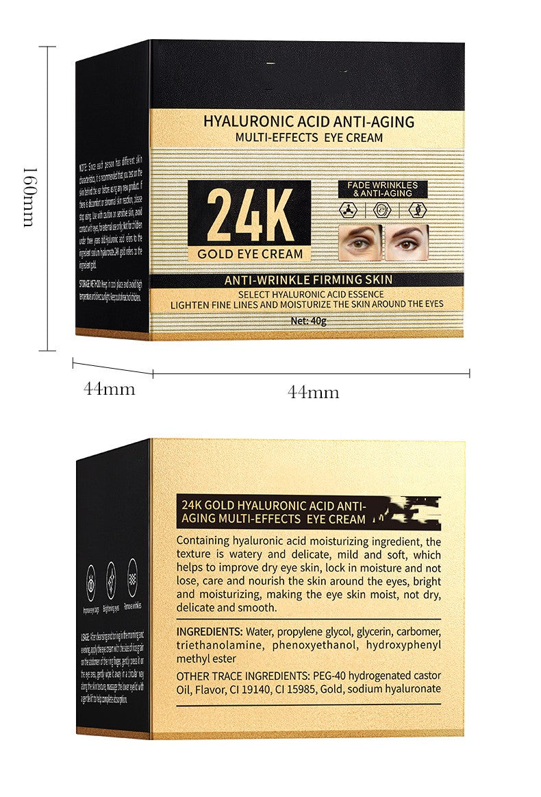 Gold Hyaluronic Acid Anti-wrinkle Multi-Effect Eye Cream