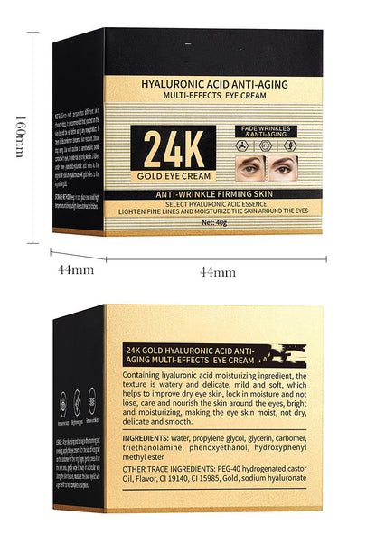 Gold Hyaluronic Acid Anti-wrinkle Multi-Effect Eye Cream