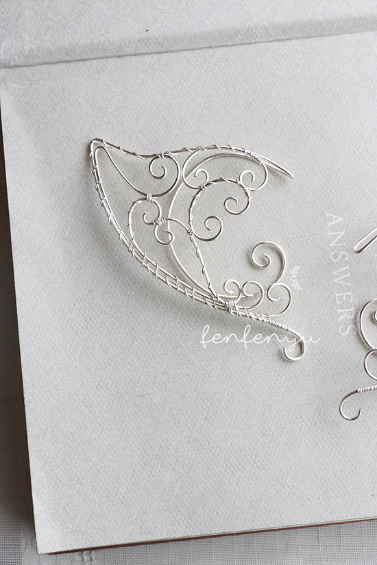 Fairy Earrings Russian Goddess Temperament Ear Piercing Ear Hanging Clip