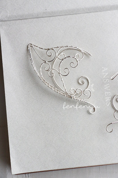 Fairy Earrings Russian Goddess Temperament Ear Piercing Ear Hanging Clip