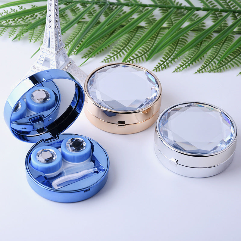 Diamond Shaped Contact Lens Cartoon Companion Box