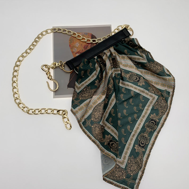 Jeans Shirt With Suit Metal Chain Waist Chain