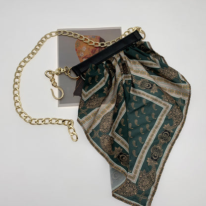 Jeans Shirt With Suit Metal Chain Waist Chain