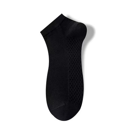 Thin Pure-cotton Deodorizing Mens Ankle Socks