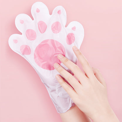 Niacinamide Goat Milk Rejuvenation Cat Claw Shape Hand Mask