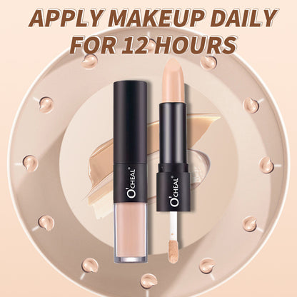 Liquid Concealer Double-headed Contour Stick Three-dimensional Face Brightening