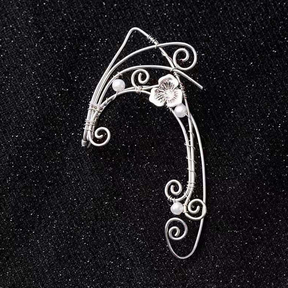 Women's Vintage Pure Handmade Ear Clip Earrings