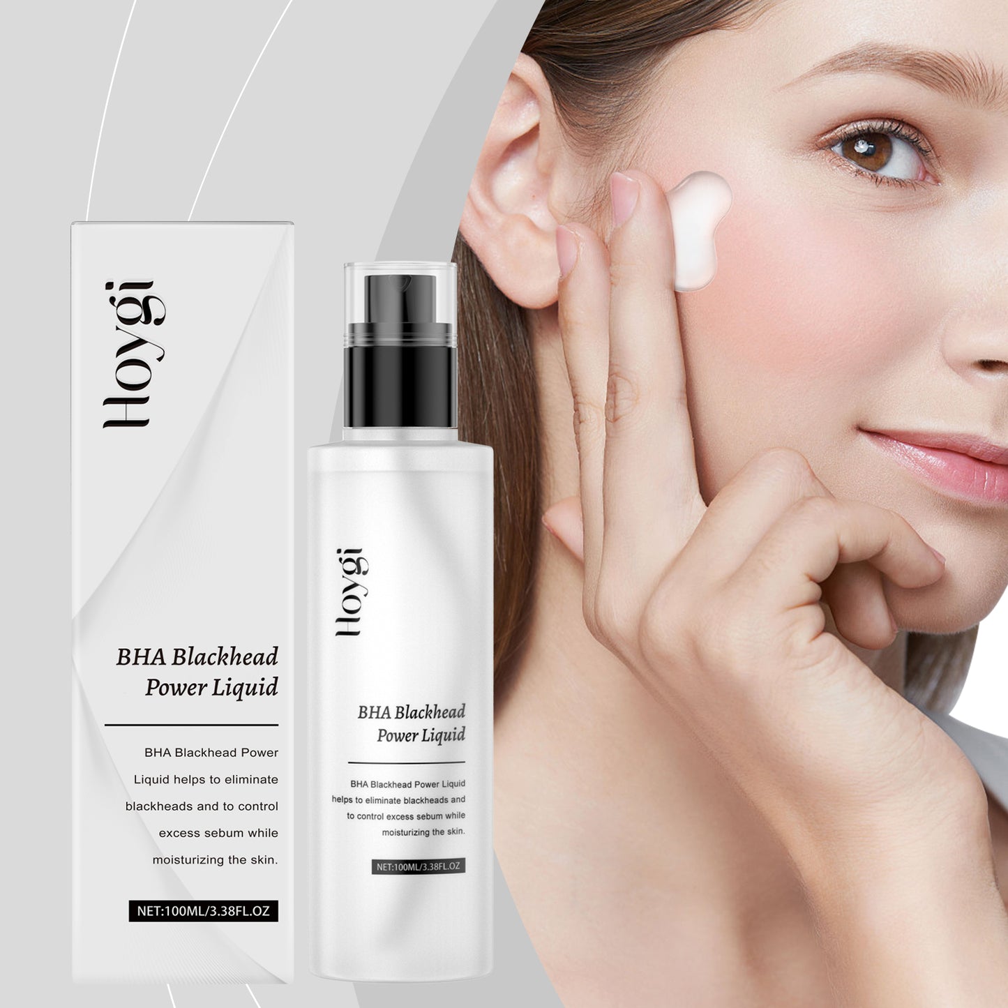 Hoygi Salicylic Acid Exfoliating Essence Moisturizes Facial Skin Pores, Hydrates And Nourifies