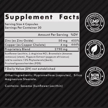 Zinc Capsule Mixed Capsules For Men