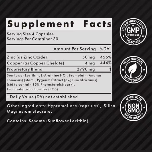 Zinc Capsule Mixed Capsules For Men
