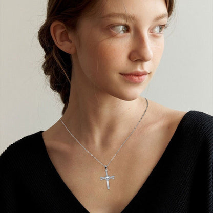Card New Jewelry Baseball Cross Necklace For Women