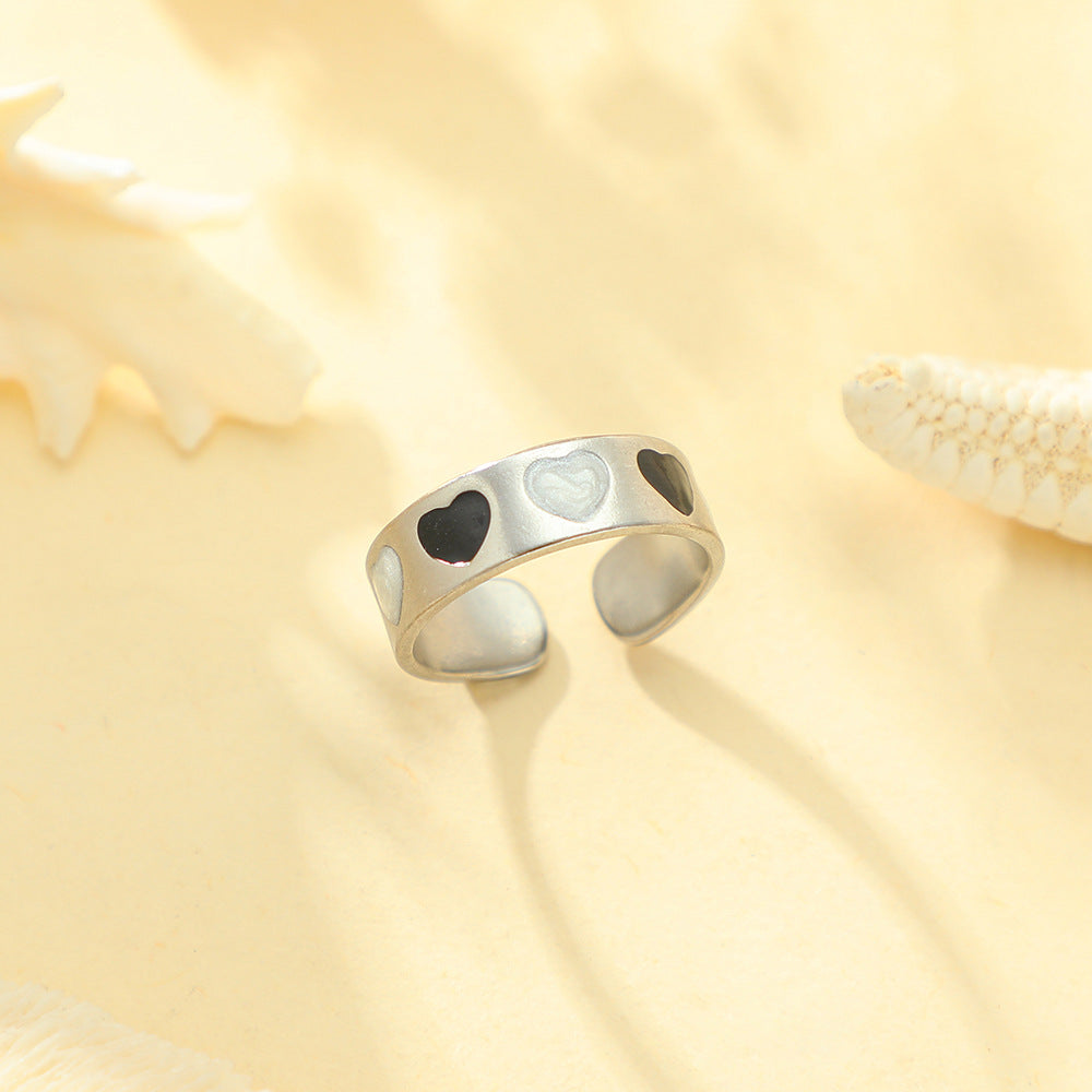 Jewelry Personalized Creative Geometric Stainless Steel Ring For Women
