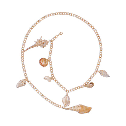 Fashion Personality Design Single-Layer Chain Waist Chain