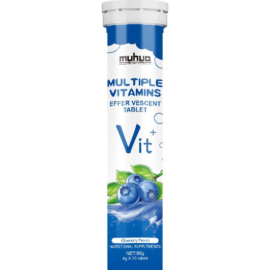 Fragrant Citrus Strawberry Flavor Multi-dimensional Blueberry Flavor Zinc Effervescent Tablets