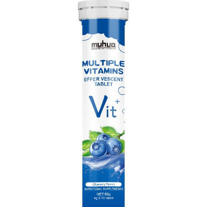 Fragrant Citrus Strawberry Flavor Multi-dimensional Blueberry Flavor Zinc Effervescent Tablets