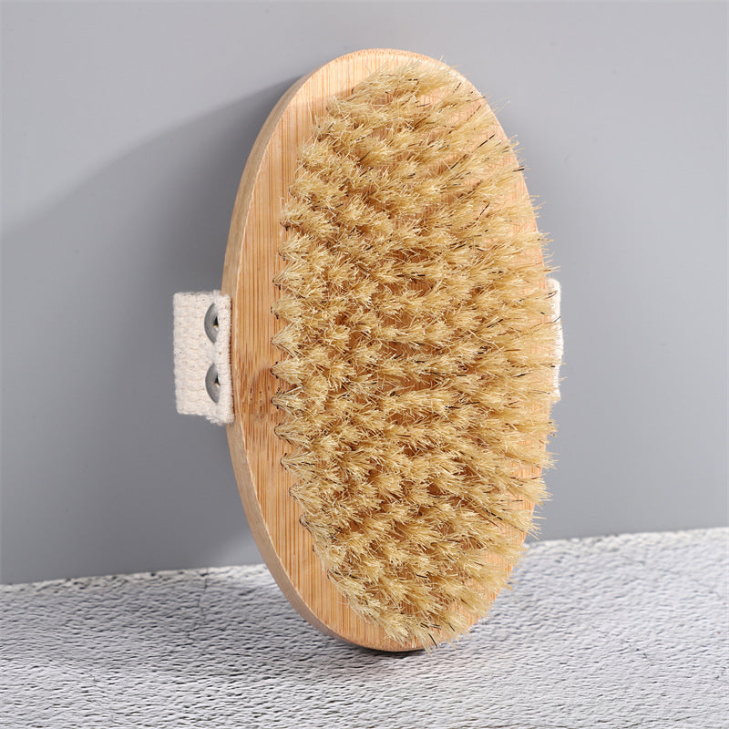 Bamboo Bristle Foam Nail Hand Brush