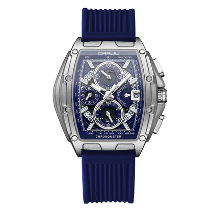 Neutral Waterproof Tape Calendar Multifunction Mens Watch Quartz Watch
