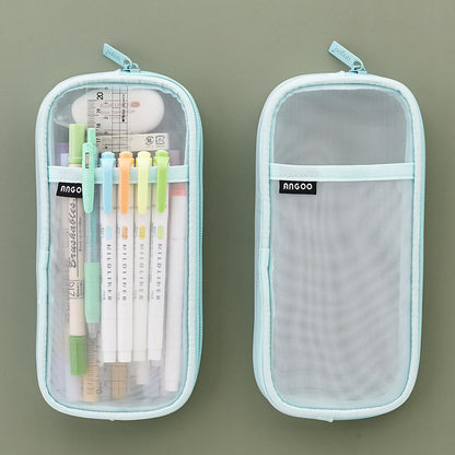 Transparent Pencil Case Girl Stationery Bag Special For High School Entrance Examination Large Capacity