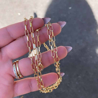 Cold Wind Single-layer Metal Chain Waist Chain