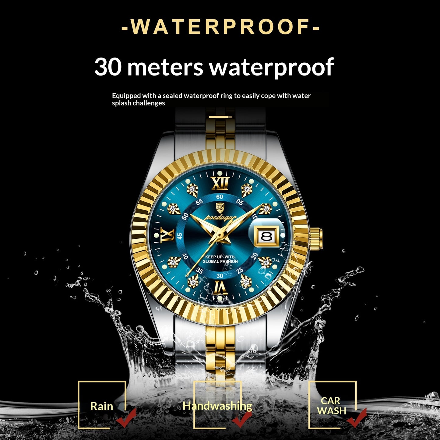 Stylish Minimalist And Personalized Alloy Watch For Women