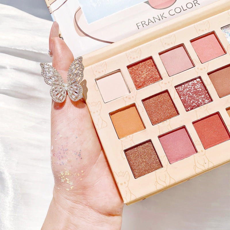 Niche Pearlescent Student Earth Tone Matte Eyeshadow Palette