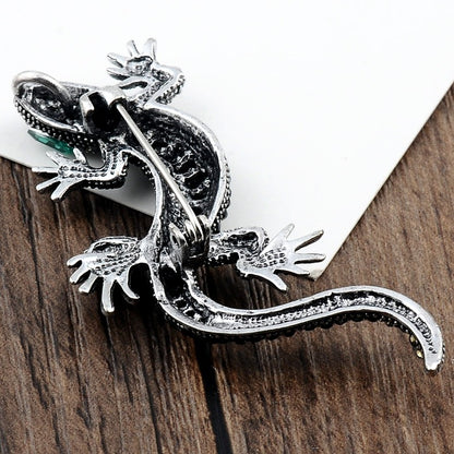 Suit brooch lizard pin clothes accessories