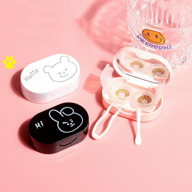 Cartoon Portable Color Contact Lens Care Box